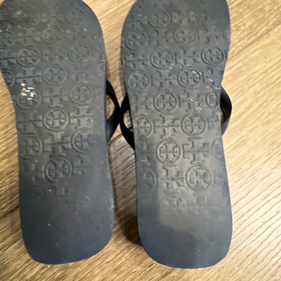 Tory Burch Wedge Flip-Flops - Picture 7 of 11